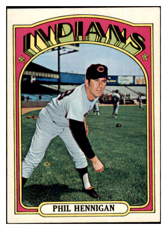 1972 Topps Baseball #748 Phil Hennigan Indians NR-MT 424303