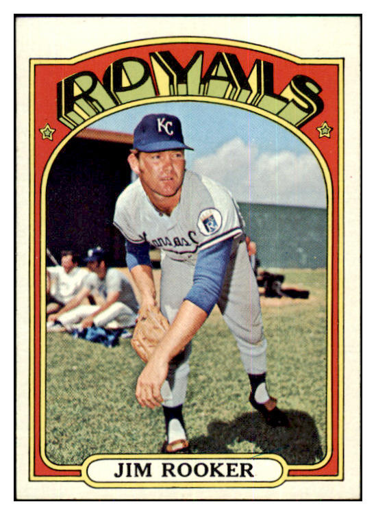 1972 Topps Baseball #742 Jim Rooker Royals EX-MT/NR-MT 424325