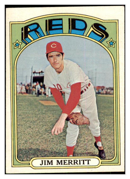 1972 Topps Baseball #738 Jim Merritt Reds EX-MT/NR-MT 424341