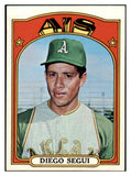 1972 Topps Baseball #735 Diego Segui A's NR-MT 424348