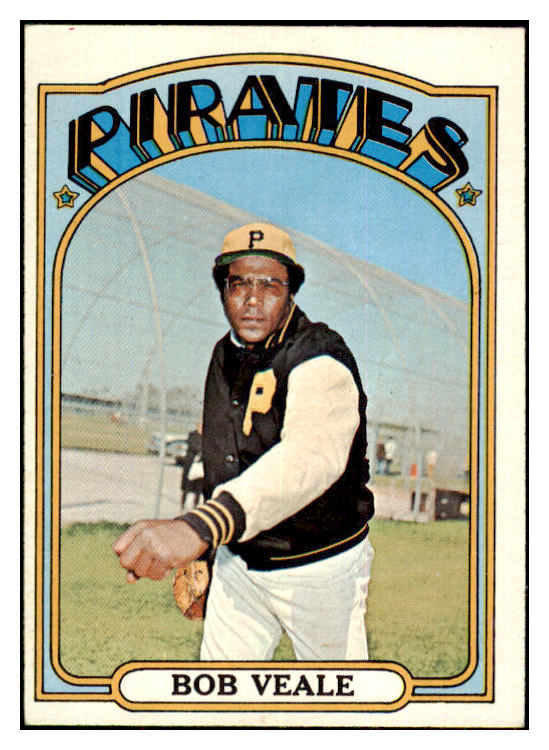 1972 Topps Baseball #729 Bob Veale Pirates EX-MT 424371