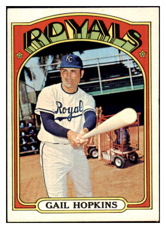 1972 Topps Baseball #728 Gail Hopkins Royals EX-MT/NR-MT 424378