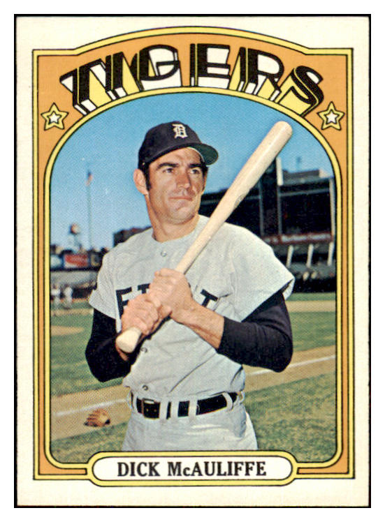 1972 Topps Baseball #725 Dick McAuliffe Tigers NR-MT 424390