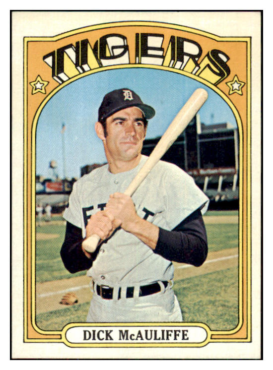 1972 Topps Baseball #725 Dick McAuliffe Tigers NR-MT 424391