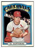 1972 Topps Baseball #723 Al Santorini Cardinals EX-MT 424397