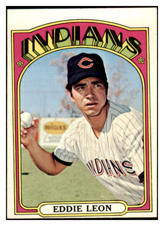 1972 Topps Baseball #721 Eddie Leon Indians NR-MT 424403