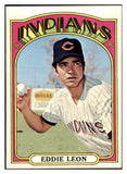 1972 Topps Baseball #721 Eddie Leon Indians NR-MT 424406