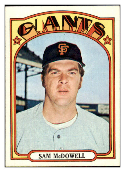 1972 Topps Baseball #720 Sam McDowell Giants NR-MT 424409