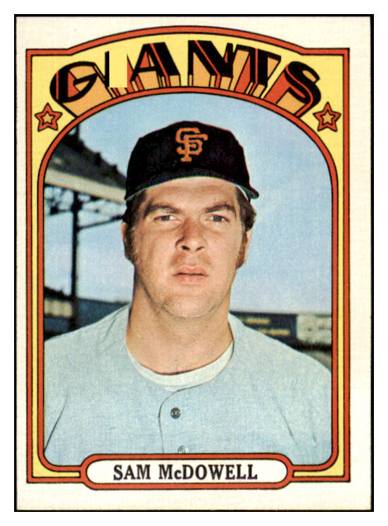 1972 Topps Baseball #720 Sam McDowell Giants NR-MT 424410