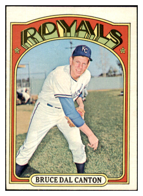 1972 Topps Baseball #717 Bruce Dal Canton Royals EX-MT 424421