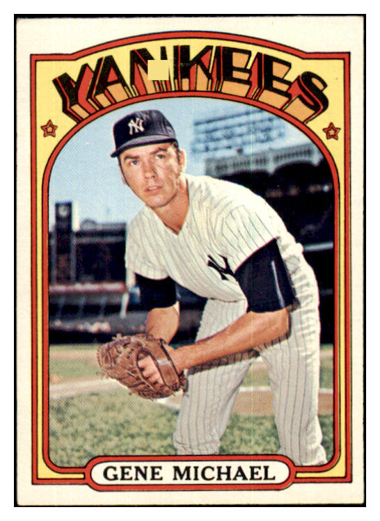 1972 Topps Baseball #713 Gene Michael Yankees EX-MT/NR-MT 424438