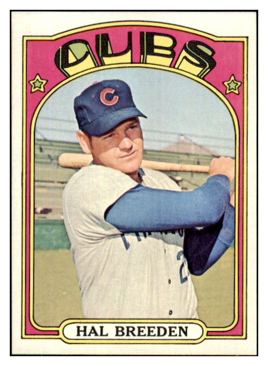 1972 Topps Baseball #684 Hal Breeden Cubs NR-MT 424514