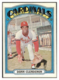 1972 Topps Baseball #671 Donn Clendenon Cardinals NR-MT 424567