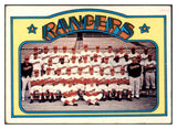 1972 Topps Baseball #668 Texas Rangers Team EX 424578