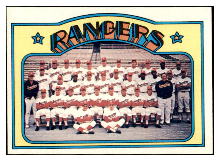 1972 Topps Baseball #668 Texas Rangers Team NR-MT 424579