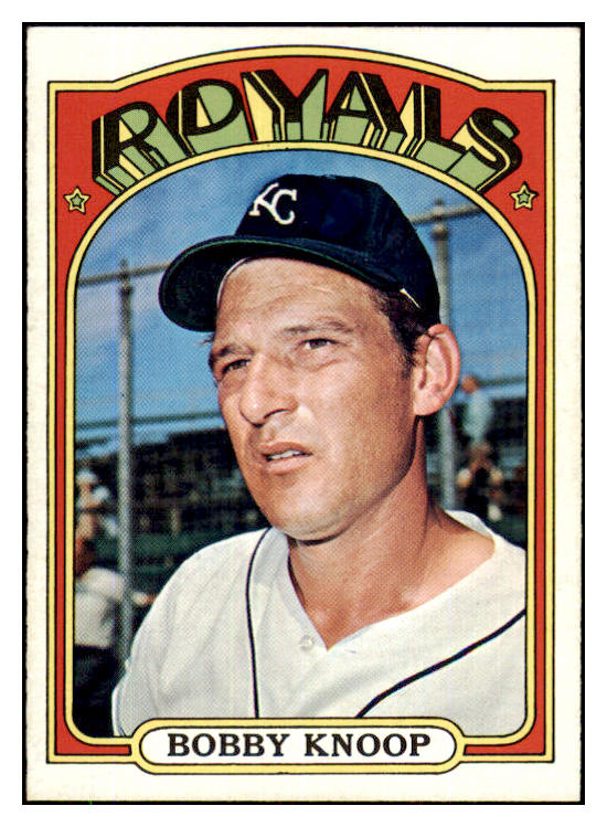 1972 Topps Baseball #664 Bobby Knoop Royals EX-MT/NR-MT 424594