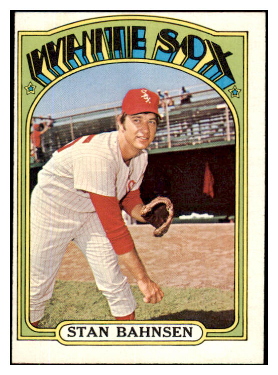 1972 Topps Baseball #662 Stan Bahnsen White Sox EX-MT 424601