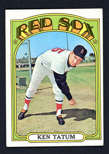 1972 Topps Baseball #772 Ken Tatum Red Sox NR-MT 424631