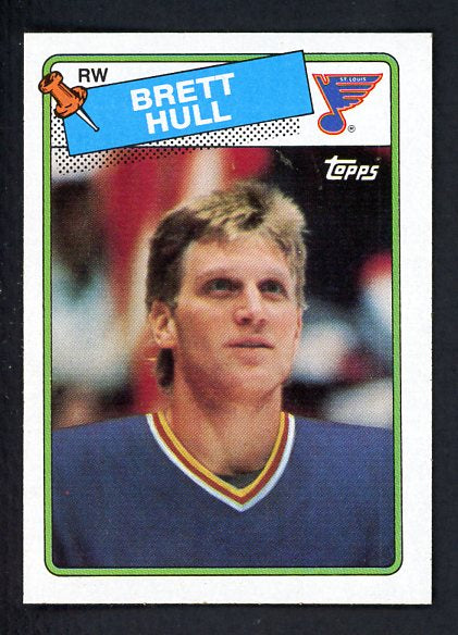 1988 Topps Hockey #066 Brett Hull Blues NR-MT 424676