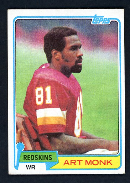 1981 Topps Football #194 Art Monk Washington EX 424680