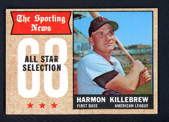 1968 Topps Baseball #361 Harmon Killebrew A.S. Twins EX-MT 424699