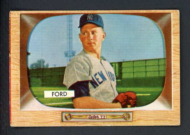 1955 Bowman Baseball #059 Whitey Ford Yankees VG-EX 424703