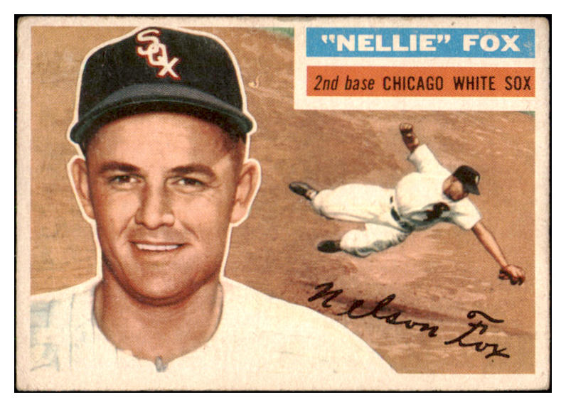 1956 Topps Baseball #118 Nellie Fox White Sox VG-EX Gray 424747