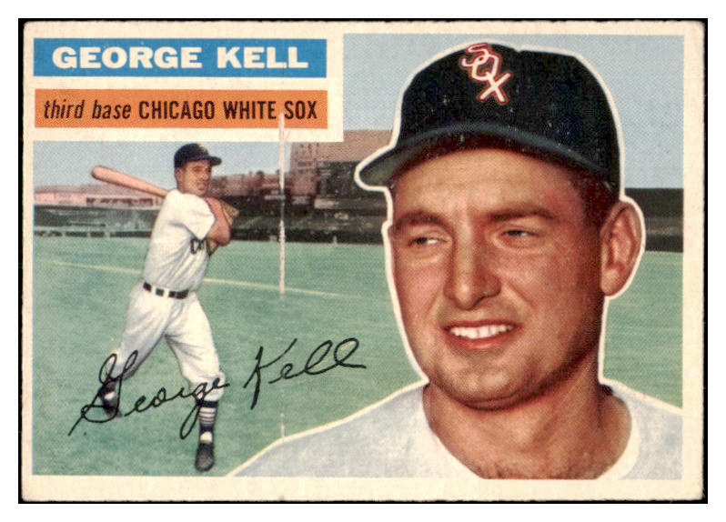 1956 Topps Baseball #195 George Kell White Sox EX 424784