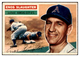 1956 Topps Baseball #109 Enos Slaughter A's EX-MT Gray 425188