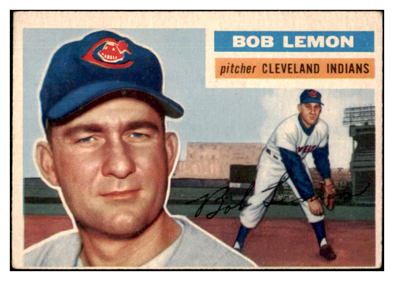 1956 Topps Baseball #255 Bob Lemon Indians VG-EX 425217