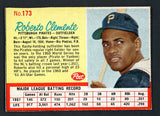 1962 Post Baseball #173 Roberto Clemente Pirates EX-MT 425567