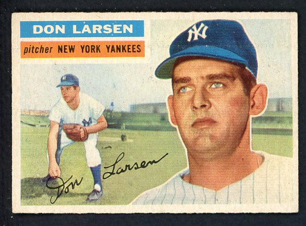 1956 Topps Baseball #332 Don Larsen Yankees EX-MT 425583