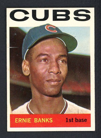 1964 Topps Baseball #055 Ernie Banks Cubs EX-MT 425614