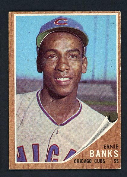 1962 Topps Baseball #025 Ernie Banks Cubs EX-MT 425616