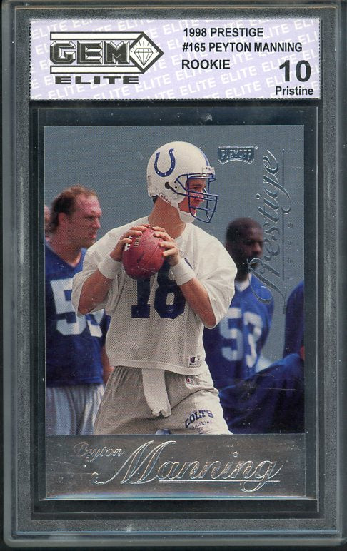 1998 Prestige #165 Peyton Manning Colts GEM 10 425633
