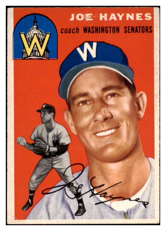 1954 Topps Baseball #223 Joe Haynes Senators VG-EX 425708