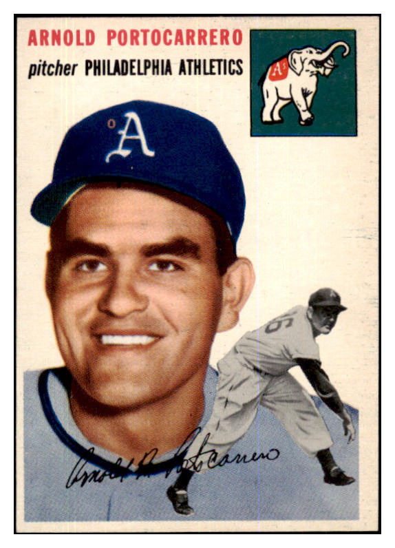 1954 Topps Baseball #214 Arnie Portocarrero A's NR-MT 425716