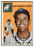 1954 Topps Baseball #168 Morrie Martin A's EX-MT 425752