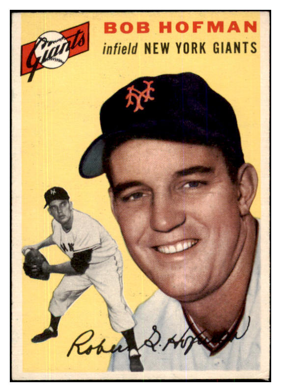 1954 Topps Baseball #099 Bobby Hofman Giants VG-EX 425814