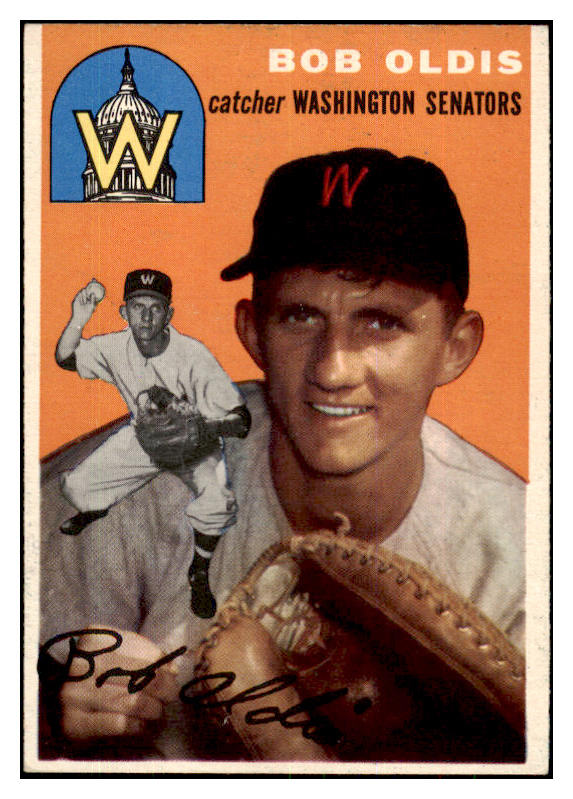 1954 Topps Baseball #091 Bob Oldis Senators VG-EX 425826