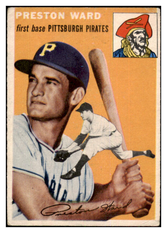 1954 Topps Baseball #072 Preston Ward Pirates VG-EX 425850