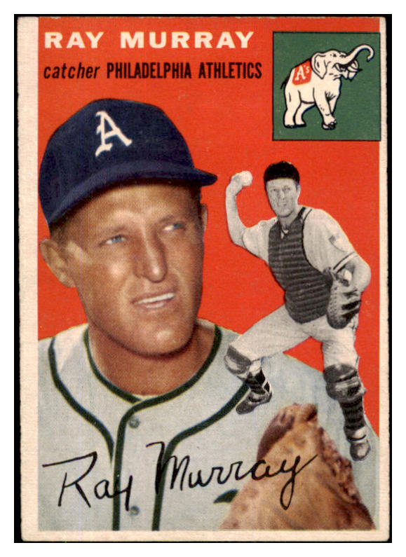 1954 Topps Baseball #049 Ray Murray A's EX-MT 425873
