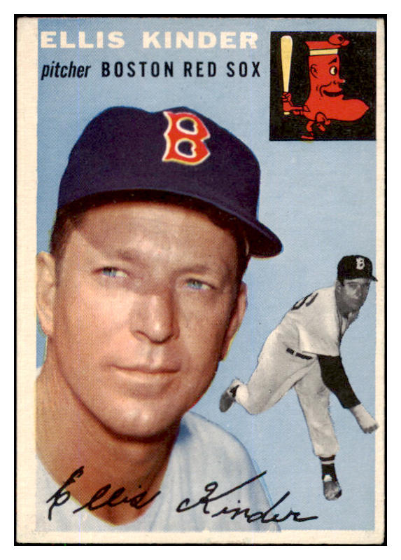 1954 Topps Baseball #047 Ellis Kinder Red Sox EX-MT 425878