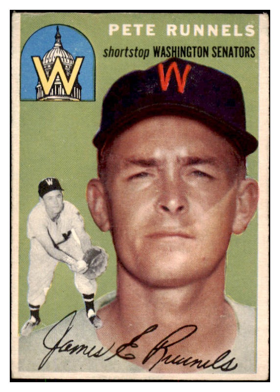 1954 Topps Baseball #006 Pete Runnels Senators EX 425900