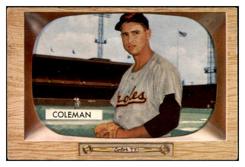 1955 Bowman Baseball #003 Joe Coleman Orioles EX-MT 425905
