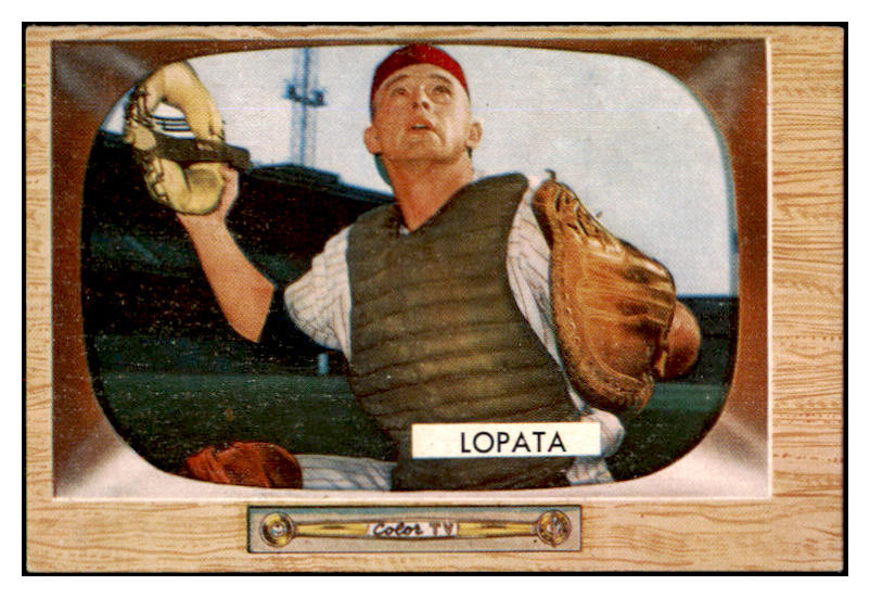 1955 Bowman Baseball #018 Stan Lopata Phillies NR-MT 425913