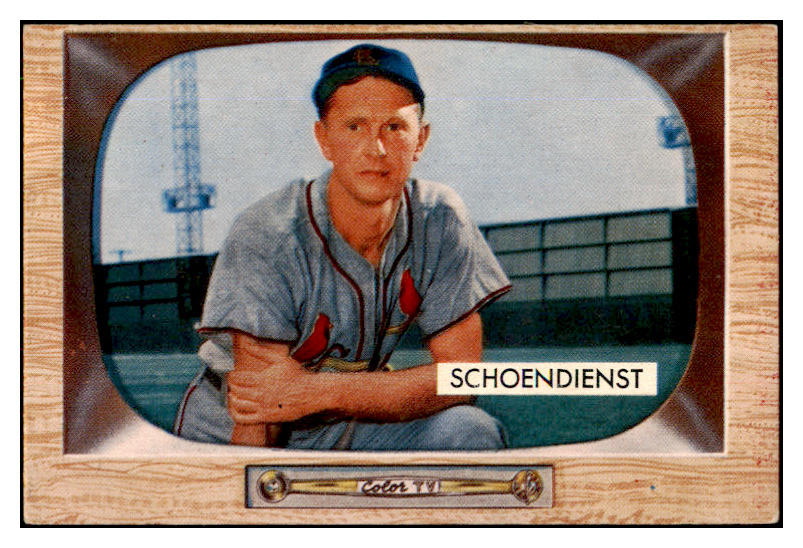1955 Bowman Baseball #029 Red Schoendienst Cardinals EX 425919