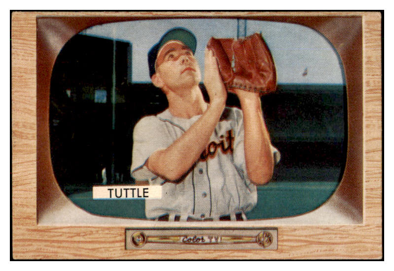 1955 Bowman Baseball #035 Bill Tuttle Tigers EX-MT 425925