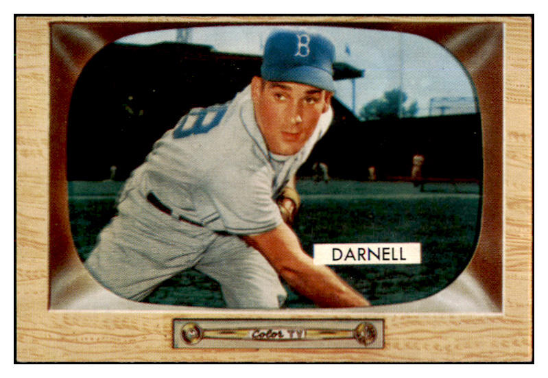 1955 Bowman Baseball #039 Bob Darnell Dodgers NR-MT 425928