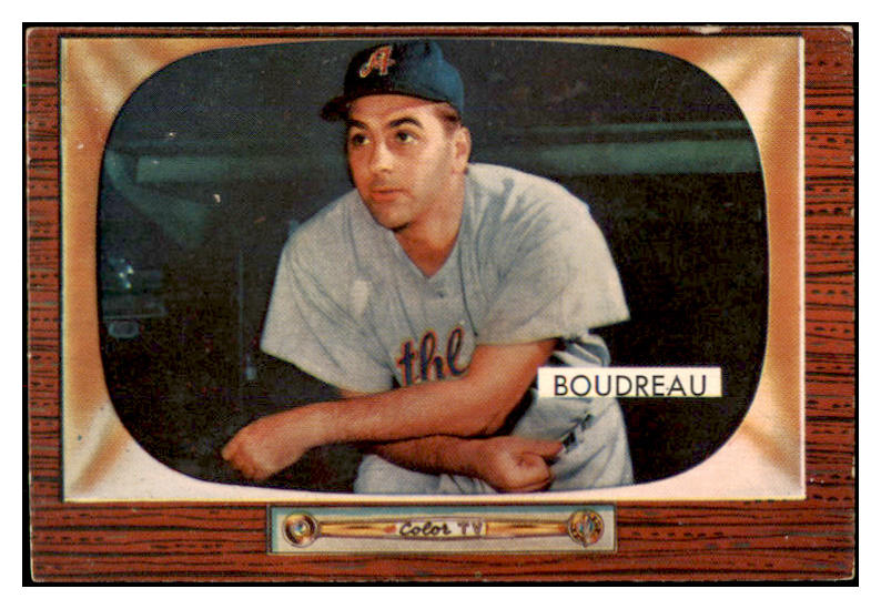 1955 Bowman Baseball #089 Lou Boudreau A's EX-MT 425959